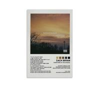 Eiebate - Poster di Zach Bryan, Copertina dell'Album "Something In The Orange", Poster Musicale per Estetica della Stanza, Decorazione da Parete su Tela per Camera da Letto - 30 x 45 cm