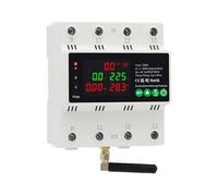 Eieenotee 3 4 Fili 380 V 100 A Tuya WiFi Smart Bi-Directional Energy Power KWh Meter Protezione da Sovratensione e Sottotensione con Richiusura Automatica