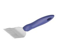Eieenotee Forchette per Disopercolare Forchetta per Forchetta per Ago Raschietto Strumenti per Apicoltura Forchetta per In Acciaio Inossidabile con Manico In Plastica Blu