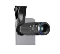 Eieenotee Obiettivo Teleobiettivo 7X con Clip per Obiettivo per Telefono per Gabbia per Telefono con Filettatura da 17 Mm/per Telefono/Piastra Posteriore