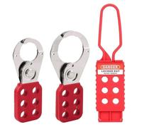 Eieenotee Set di Hasp Tagout Lockout - Hasp Lock Out Tag Out Hasp Porta Lucchetto Camlock Hasp Lock Out di Sicurezza
