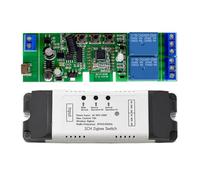Eieenotee Tuya Zigbee 2CH Interruttore Smart A Relè Sensore AC85-250V Interruttore Controllo Accessi Relè Controller con Scocca