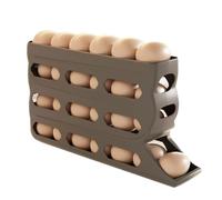 Eieraufbewahrung Für Kühlschrank | Ebenen Automatisch Rollende Eierablage | 30 Stück Spender Rutschfeste Box Für Bäckerei Küchen Bauernmarkt Picknick Zubereitung