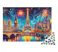 Eiffel Tower (22)_2 Puzzle Da 1000 Pezzi Highly Playable Puzzle Ideale Per Uomini, Donne, Anziani E over 65 70x50cm/1000pcs