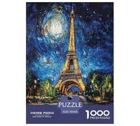 Eiffel Tower Jigsaw Puzzle Impossibili 1000 Pezzi Decorazione Per La Casa. Rilassamento E Intelligence Per Adulti E Ragazzi Da 14 Anni 70x50cm/1000pcs