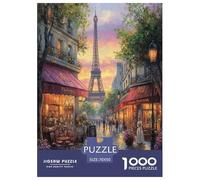 Eiffel Tower Jigsaw Puzzle Impossible 1000 Pezzi Decorazione Per La Casa. Rilassamento E Intelligence Per Adulti E Ragazzi Da 14 Anni 70x50cm/1000pcs