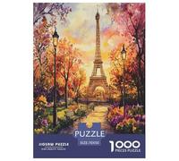 Eiffel Tower Jigsaw Puzzle Impossible 1000Pcs Decorazione Per La Casa. Giochi Rilassamento E Intelligence Per Adulti E Ragazzi Da 14 Anni 70x50cm/1000pcs