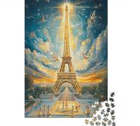 Eiffel Tower Puzzle 1000 Pezzi, Paris Tower Strumento Cognitivo, Progetto Condiviso, Opera Da Mostrare 1000pcs (75x50cm)