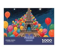 Eiffel Tower Puzzle 1000 Pezzi Per Adulti Landmark Building Puzzle Impegnativo E Difficile Per Straordinario Puzzle Per Gioco Familiare Puzzle Per Uomo E Done Decorazione Della Famiglia 70x50cm/1000pc