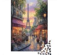 Eiffel Tower Puzzle 1000 Pezzi Premium, Decorazione Della Casa, Attività Per La Famiglia, Opere D'arte 1000pcs (75x50cm)