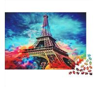 Eiffel Tower Puzzle Da 1000 Pezzi Per Adulti Puzzle Da 1000 Pezzi Giochi Educativi Decorazione Della Casa Puzzle I Migliori Regali Per Uomini E Donne 1000pcs (75x50cm)