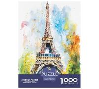 Eiffel Tower Puzzle Impossibili 1000 Pezzi Decorazione Per La Casa. Rilassamento E Intelligence Per Adulti E Bambini Da 12 Anni 70x50cm/1000pcs