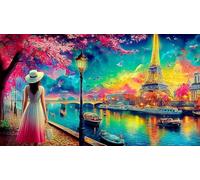 Eiffel-Tower Puzzle impossibili 1000Pcs Decorazione per la casa. Giochi di Rilassamento e Intelletto per adulti e ragazzi da 14 anniEiffel-Tower38x26cm/1000pcs