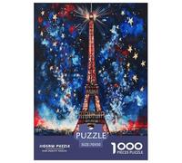 Eiffel Tower Puzzle Impossible 1000 Pezzi Decorazione Per La Casa. Giochi Rilassamento E Intelligence Per Adulti E Ragazzi Da 14 Anni 70x50cm/1000pcs