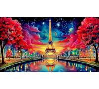 Eiffel-Tower Puzzle Impossible 1000 Pezzi Decorazione per la casa. Rilassamento e Intelletto per adulti e ragazzi da 14 anniEiffel-Tower38x26cm/1000pcs