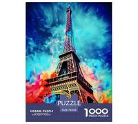 Eiffel Tower Puzzle Impossible 1000 Pezzi Decorazione Per La Casa. Rilassamento E Intelligence Per Adulti E Ragazzi Da 14 Anni 70x50cm/1000pcs