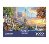Eiffel Tower Puzzle Ispirato Alle Collezioni Museali - 1000 Pezzi Con Capolavori Artistici in Miniatura - Un Regalo Di Classe Per Grandi E Piccoli 52x38cm/1000pcs
