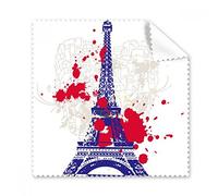 Eiffel Tower silhouette Francia Parigi occhiali panno di pulizia Gift Phone Screen Cleaner 5PCS