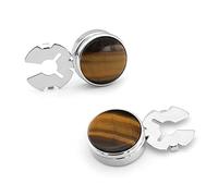 EIFINE Copri Bottoni Gemelli Neri for Gemelli da Camicia da Uomo (Color : 2, Size : 1)