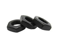 EIFINE Dado Esagonale in Acciaio al Carbonio Nero di Grado 8.8 Dado Esagonale M6 M8 M10 M12 (Color : Black, Size : M8X1.25(10PCS))