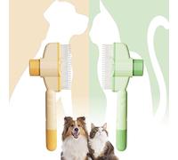 Eiflayn Spazzola per Cani Pettine per Gatti,2 Pezzi Pettine Gatto Pelo Lungo,Pettine Antipulci Furminator Gatto,Spazzola per Gatti,Adatto per Cani e Gatti a Pelo Medio e Lungo
