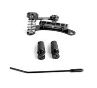 Eighosee -03 Ponte Vibrato Nero per Chitarra Elettrica Ponte Tremolo per Chitarra Jazz Tremolo A Doppio Bloccaggio