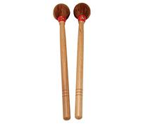 Eighosee 1 paio di bacchette in tessuto di cotone con manico in legno, antiscivolo per percussioni durevoli