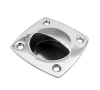 Eighosee 1 Pezzo Maniglia A Scomparsa Marina per Porta Scorrevole Maniglia A Scatto Quadrata per Imbarcazione Motorizzata RV Cabina AccessoriMarini