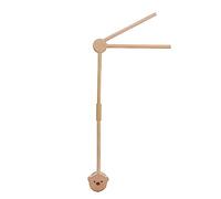 Eighosee 1 Pezzo Neonato In Legno Campana Staffa Set Mobile Appeso Sonagli Giocattoli Gancio Culla Mobile Letto Campana Giocattolo Braccio Porta Giocattoli