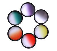 Eighosee 1 set di filtri colorati graduali da 58 mm per 1DX 5D 5D2 5D3 6D 7D 70D 60D 700D 650D 1100D 1000D