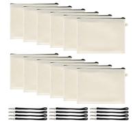 Eighosee 1 Set di per Cosmetici con Stampa A Sublimazione, Borsa per Cosmetici con Cinturino da Polso e Cordino per Fai da Te