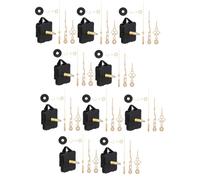 Eighosee 10 Pezzi 31 mm Albero Lungo DIY Meccanismo di Movimento 'Orologio al Quarzo Kit di Lancette Orologio da Parete Movimento Strumento di Riparazione Parti Accessori