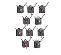 Eighosee 10 Pezzi DIY Meccanismo di Movimento 'Orologio Silenzioso al Quarzo Orologio da Parete DIY Kit di Lancette per Riparazione Parti di Ricambio