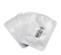 Eighosee 10 pz foglio di alluminio anti-smagnetizzazione della copertura della carta RFID sacchetto di protezione carta di credito NFC anti-furto id card protector