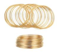 Eighosee 100 Loop Jewelry Wire, Memory Wire per La Creazione di Gioielli Braccialetti Filo per Perline per La Creazione di Gioielli