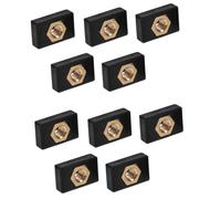 Eighosee 10pcs Kayak Side Slide Slide Pack Silders Silders Porta A da Pesca Base di Montaggio Nut