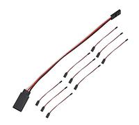 Eighosee 10PZ 150Mm di Prolunga Servo Prolunga JR da 3 Pin A Femmina per Auto RC