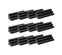 Eighosee 12 pannelli fonoassorbenti in schiuma, per isolamento acustico, per studio o home theater