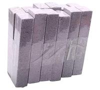 Eighosee 12 pezzi di pomice per la pulizia della pomice spugnetta abrasiva grigia pomice stick detergente per la rimozione del water bagno casa cucina piscina