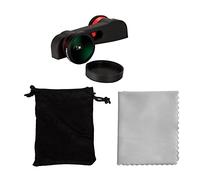Eighosee 180 gradi Fish Eye Lens + Wide + -lens Kit per 4.7" Rosso