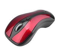 Eighosee 2,4 G con giroscopio 6D con ricevitore nano USB, mouse ottico wireless e mouse aereo, adatto per periferiche desktop notebook PR-01 (nero e rosso)