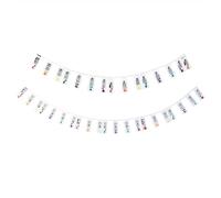 Eighosee 2 PCS Adesivo per Note di Pianoforte Adesivo per Tastiera Staccabile (Scatola In PVC) 61