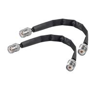 Eighosee 2 Pcs Coassiale Piatto SO239 Connettori da 50 Ohm Porta/Finestra Passa Attraverso il da Femmina da Femmina A Femmina