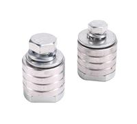Eighosee 2 Pezzi M14 M10 Adattatore per Smerigliatrice Angolare Kit di Conversione Adattatore per Macchina per Scanalatura Flangia In Metallo di Bloccaggio Scanalatura Tipo 100 150