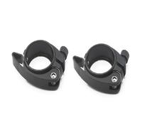 Eighosee 2 Pezzi Morsetto per Tubo Bicicletta Pieghevole con Leva di Sgancio Rapido A Favore È Adatto Morsetto per Tubo Sp8 con 40 mm, Nero