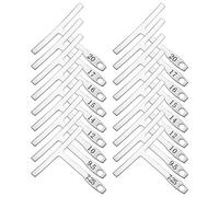 Eighosee 2 set di 9 calibri per raggio, per chitarra e ponte di regolazione