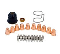 Eighosee 23 Pezzi Plasma Cutter S45 Torch Consumables Kit PE0106 Cupola di Protezione Accessori Saldatura