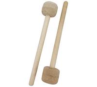 Eighosee 2Pcs Drum Mallet Feltro Drum Stick Manico In Legno Antiscivolo Strumenti Accessori Parte per Tamburi Rullanti