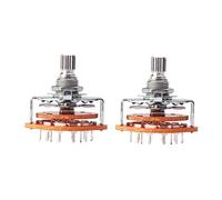 Eighosee 2PCS Interruttore Selettore 2-6-Posizioni Amplificatore Chitarra Interruttore Accessary