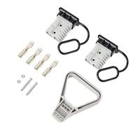 Eighosee 2PZ 2/0 AWG 350A Connettore di Alimentazione della Batteria Quick Connect Disconnect Kit Connettore per Anderson per Verricello Rimorchio